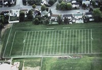 Turf Lines on football field